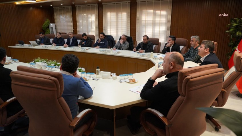 Adıyaman Belediye Başkanı Tutdere, altyapı firmalarının temsilcileriyle toplantı yaptı