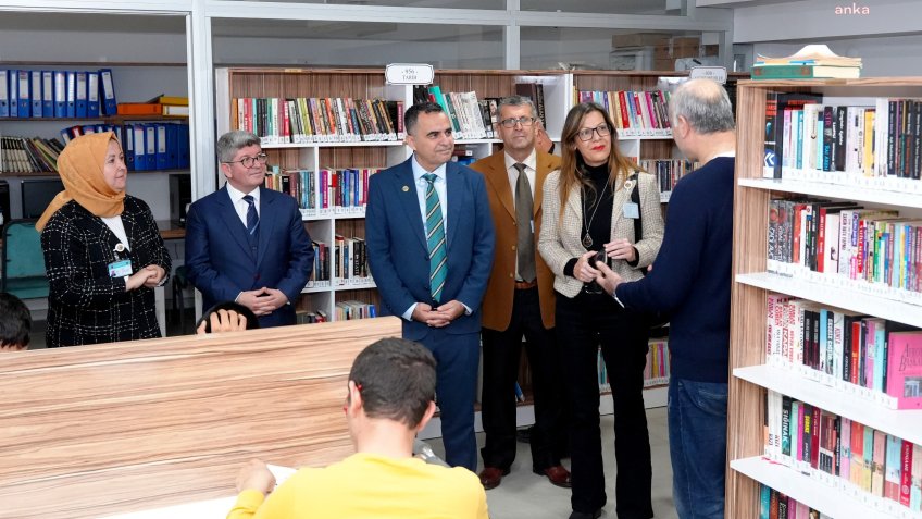 Alanya Belediyesi Demirtaş Hikmet Mustafa Akın Kütüphanesi, özel öğrencileri ağırladı