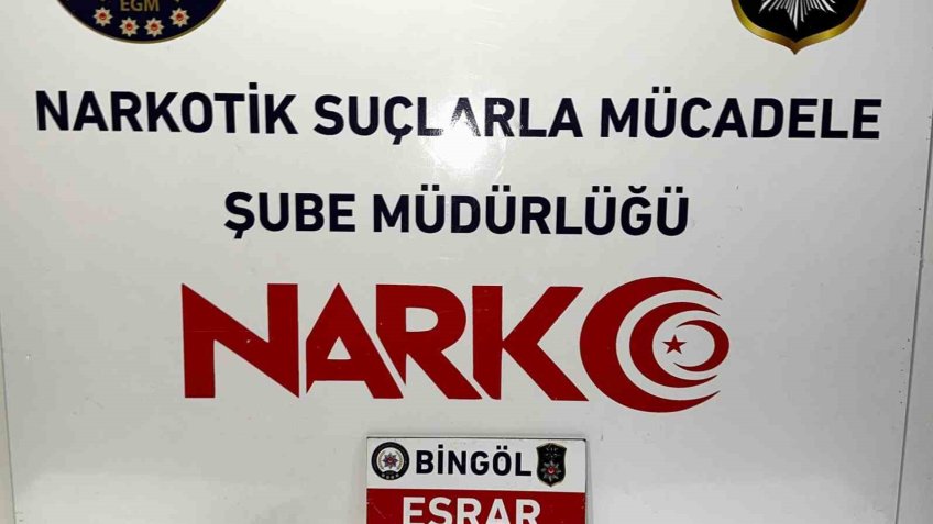 Bingöl’de uyuşturucu operasyonu