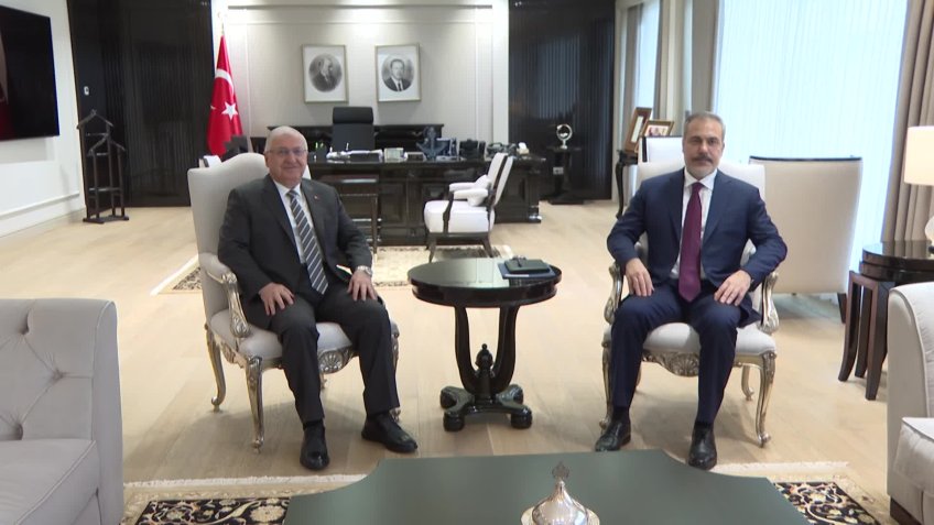 Dışişleri Bakanı Fidan, Milli Savunma Bakanı Güler ile görüştü 