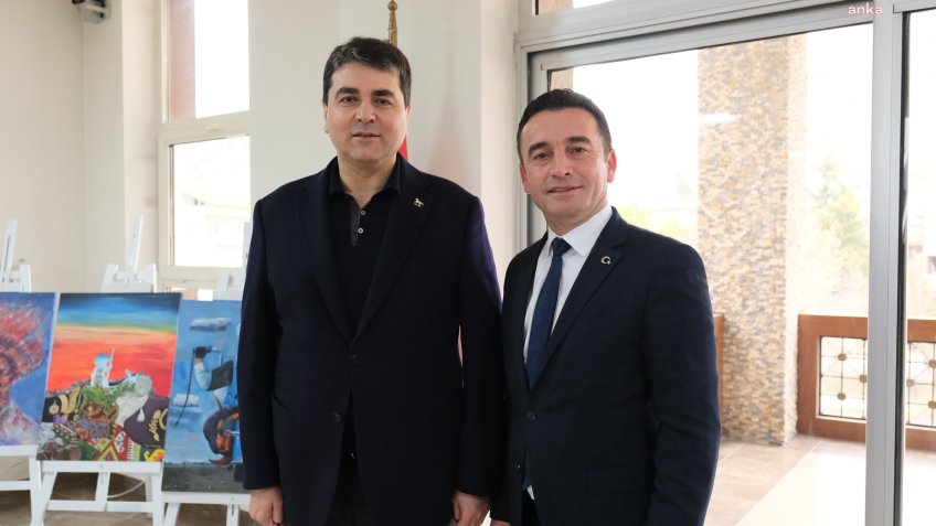 DP Genel Başkanı Uysal’dan Sivrihisar Belediye Başkanı Dökmeci’ye ziyaret