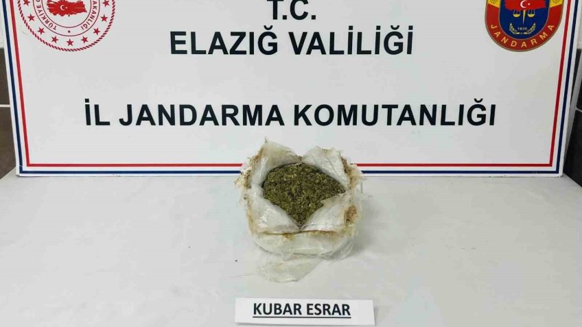 Elazığ’da uyuşturucu ele geçirildi: 1 gözaltı