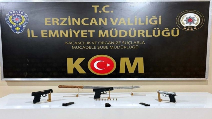 Erzincan’da organize operasyon