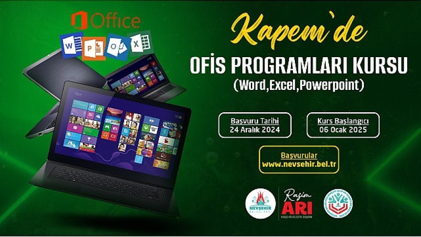 KAPEM'de Ofis Programları Kursu Açılıyor