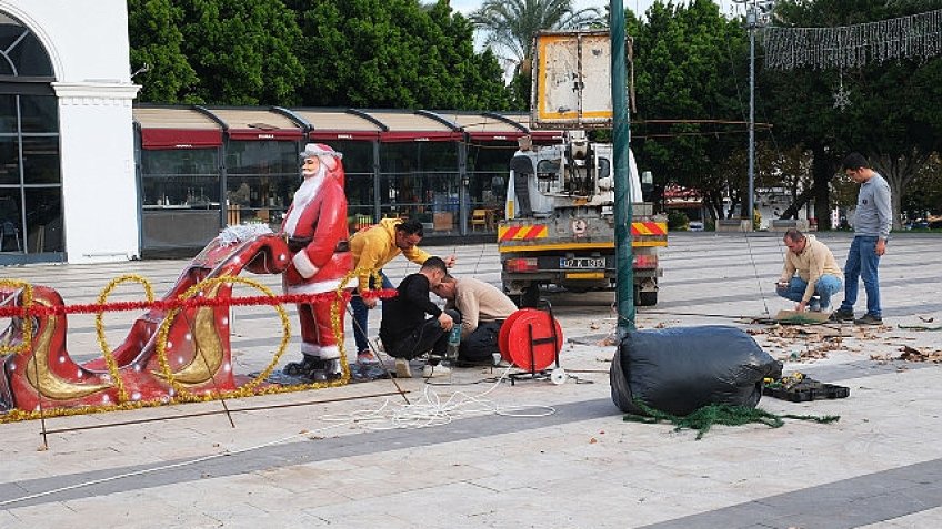 Kemer'de yılbaşı heyecanı