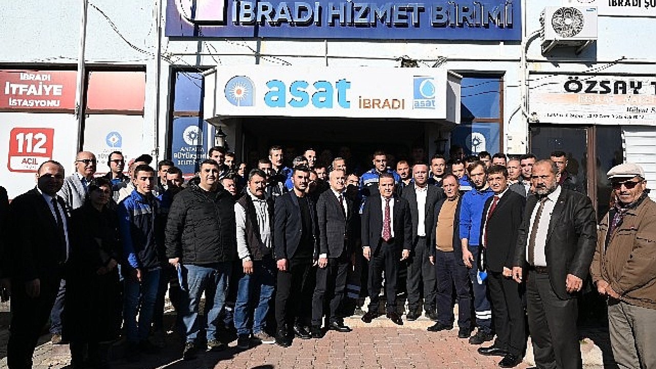 Başkan Böcek'den doğu ilçelere ziyaret