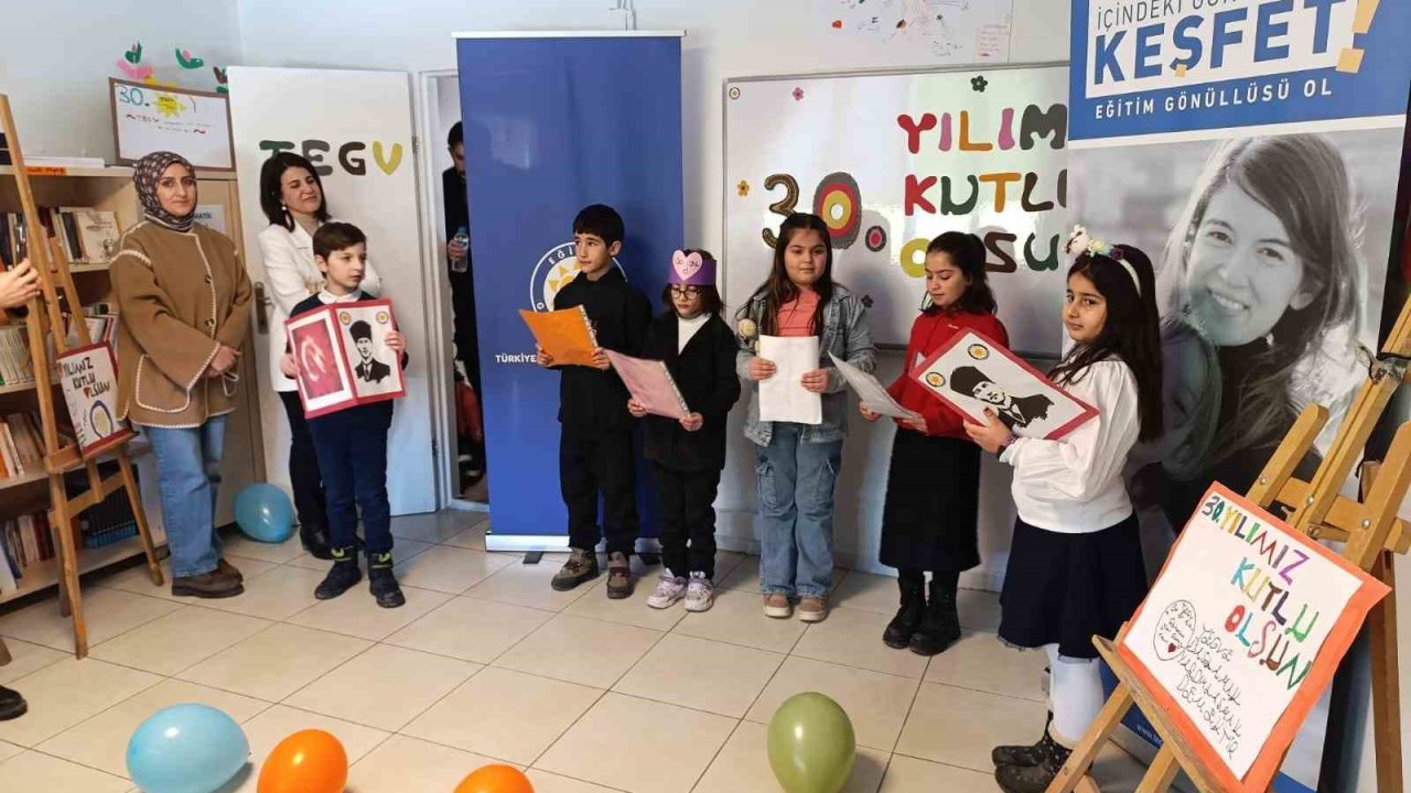 Çocukları nitelikli eğitimle buluşturan TEGV 30 yaşında!