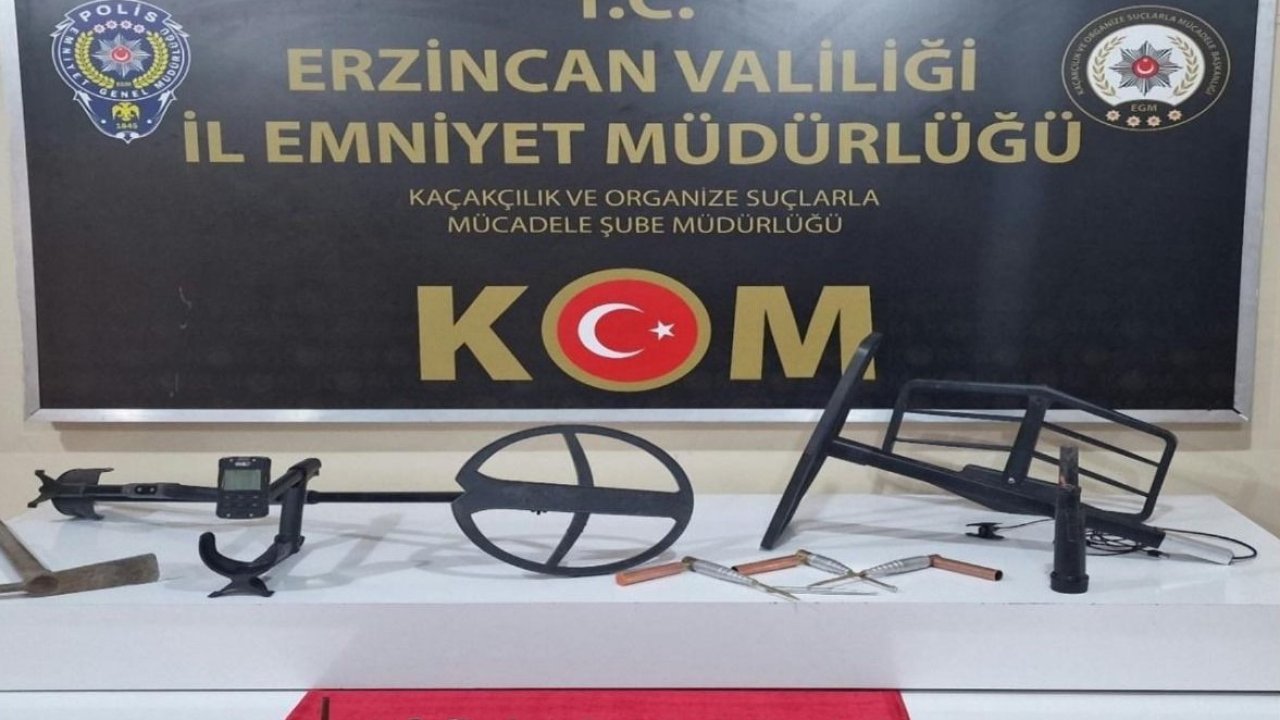 Erzincan’da tarihi sikke ele geçirildi