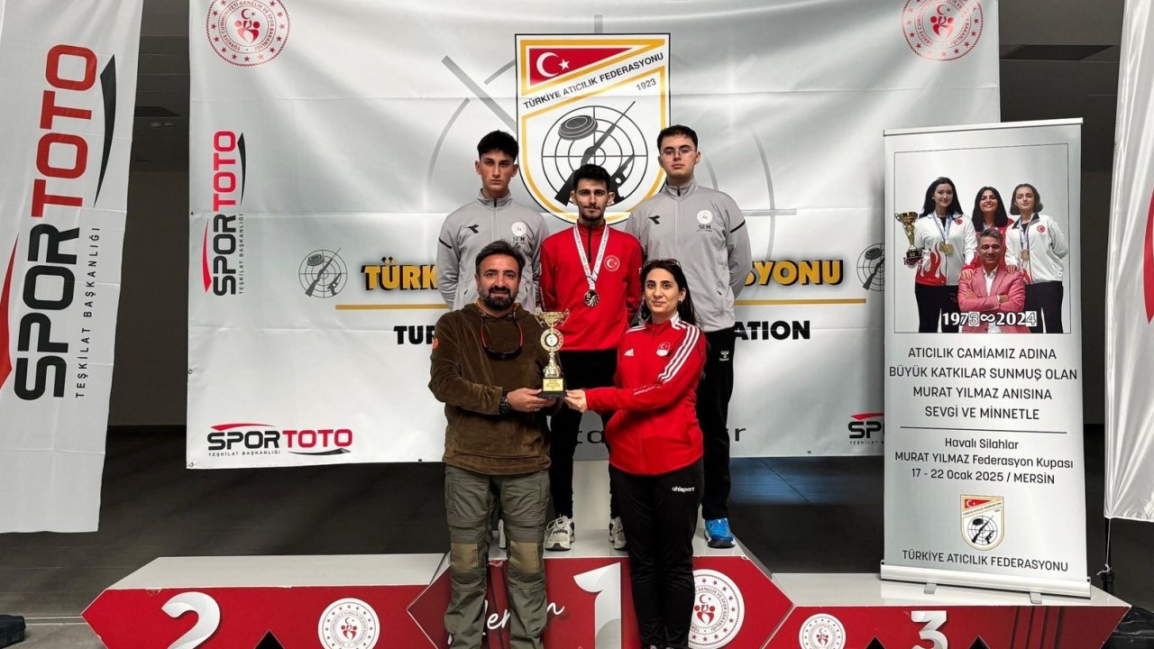 Erzincanlı atıcılık sporcuları hedefi 12’den vurdu