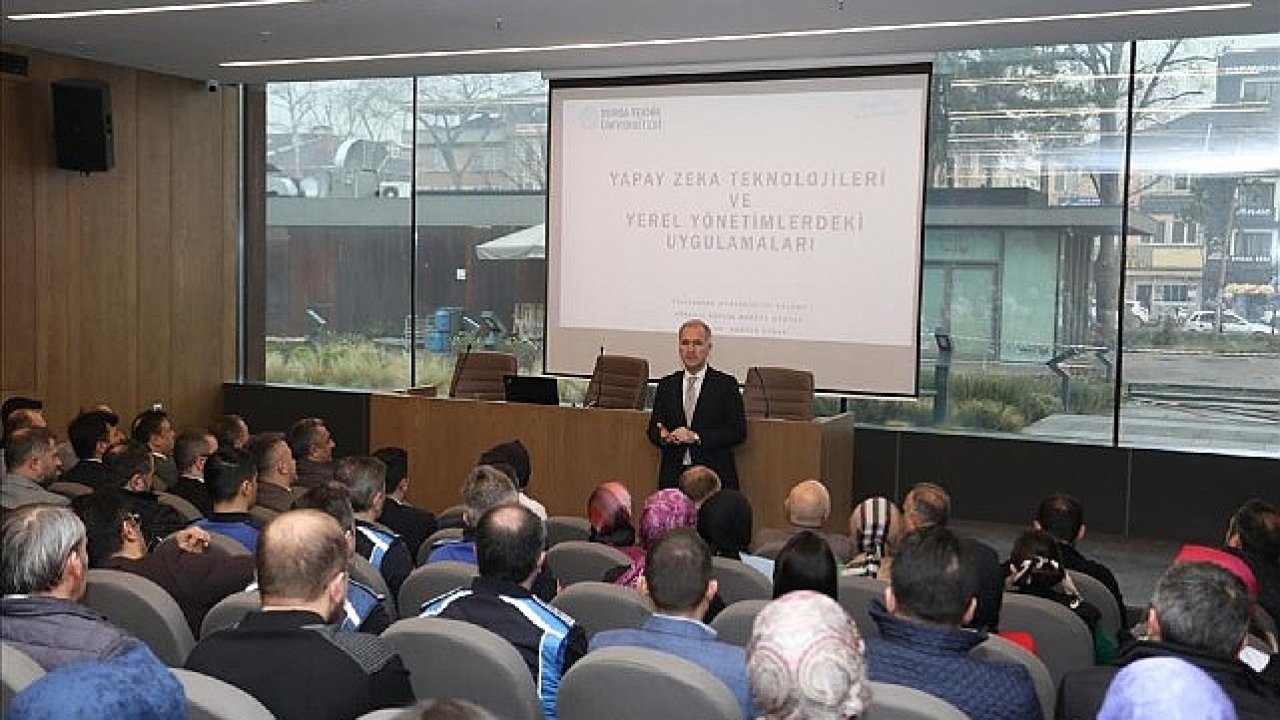 İnegöl Belediyesi Personeline Yapay Zeka Eğitimi Verildi