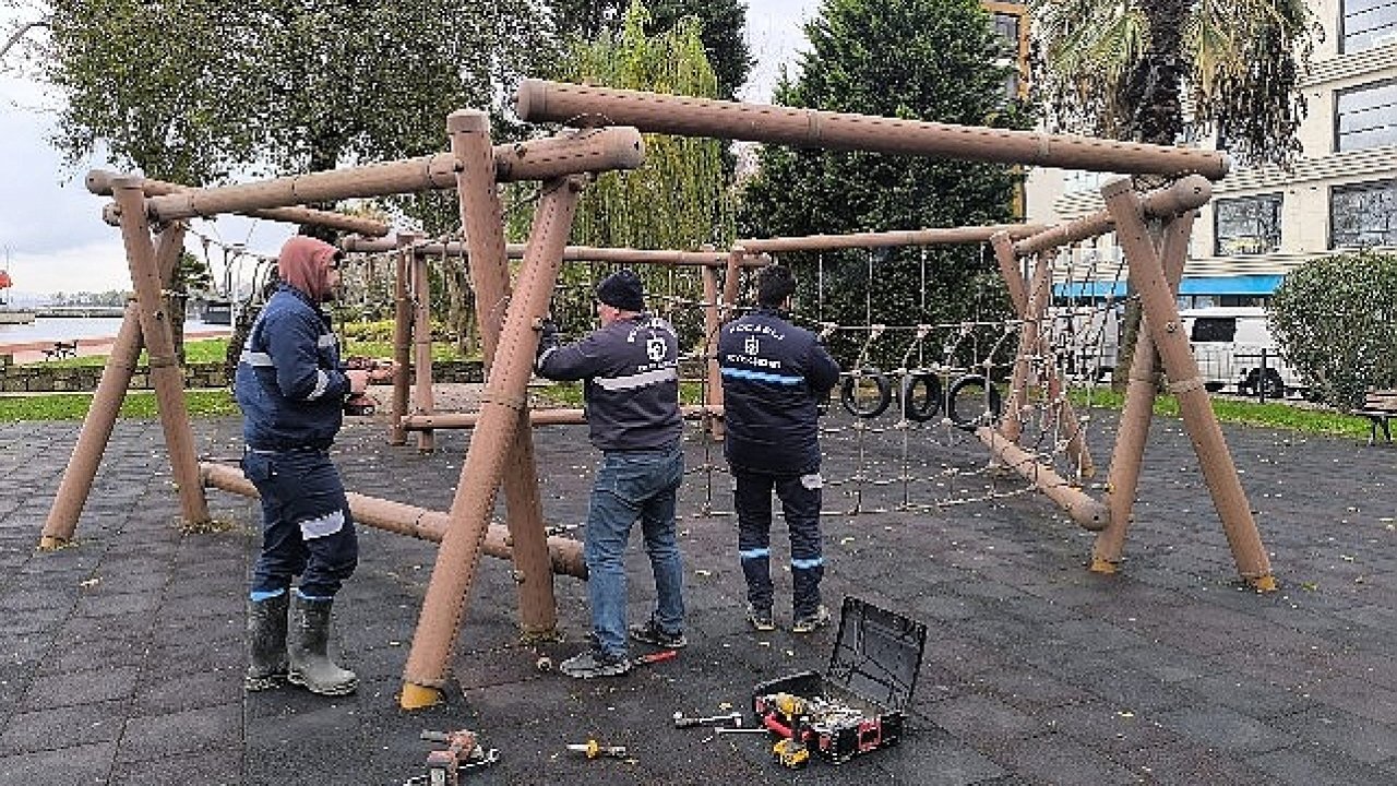 Kocaeli Büyükşehir'den oyun gruplarına periyodik bakım