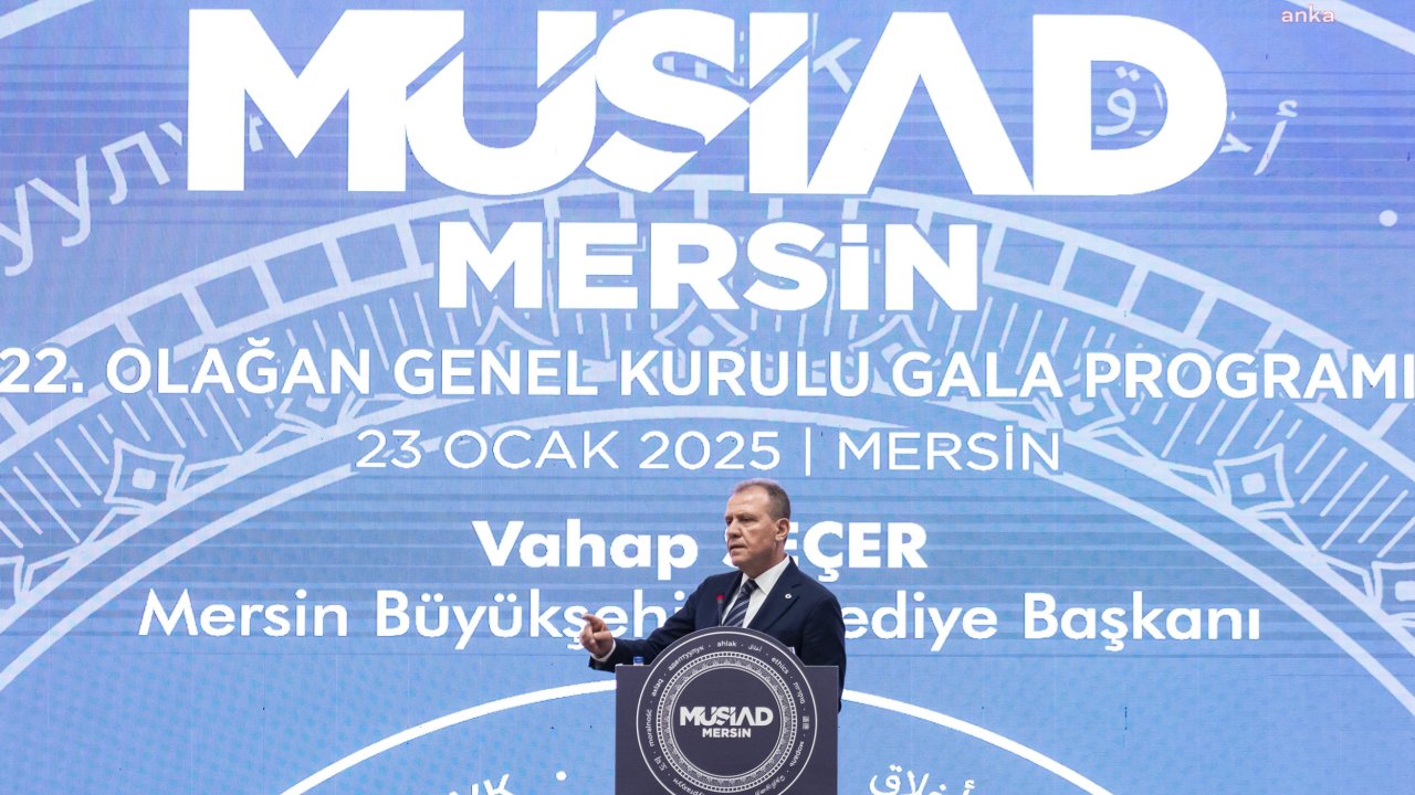 Mersin Büyükşehir Belediye Başkanı Seçer, 'MÜSİAD Mersin 22. Olağan Genel Kurulu Gala Programı'na katıldı