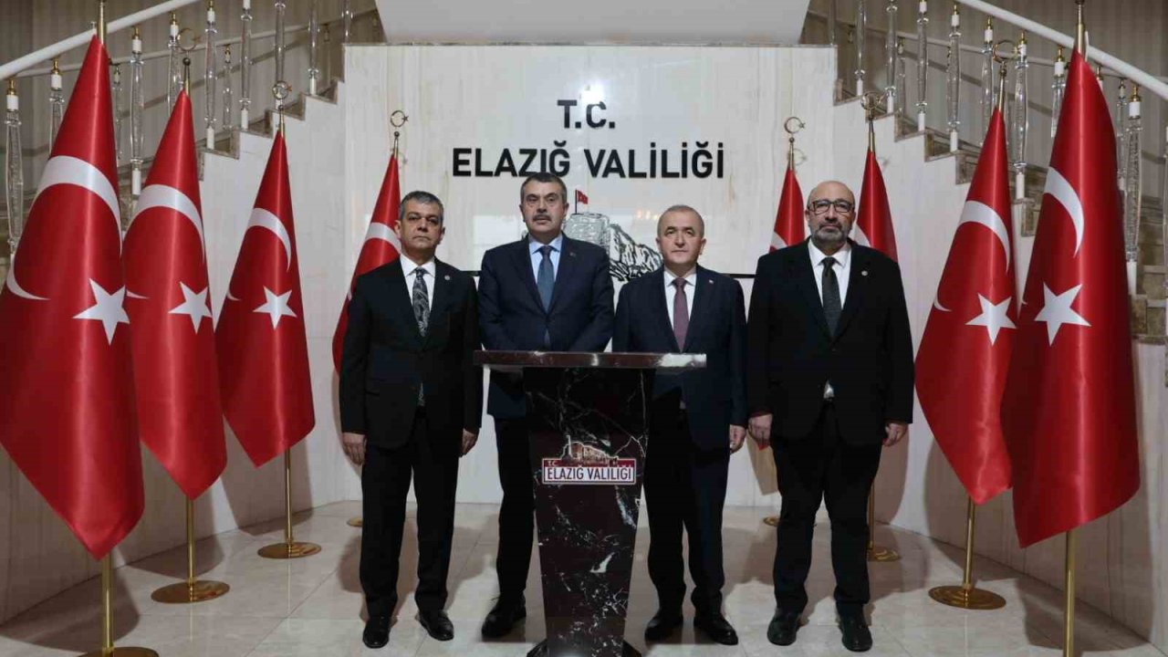 Milli Eğitim Bakanı Tekin Elazığ’da