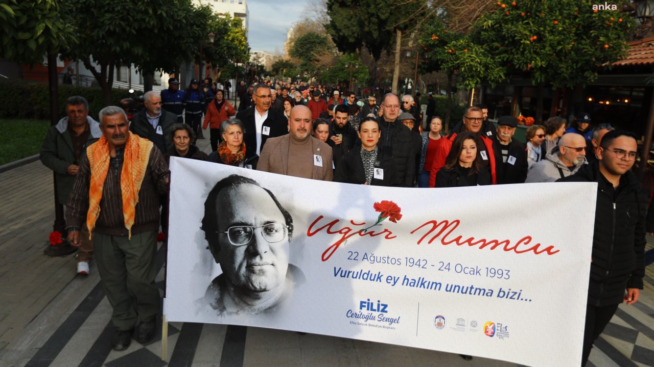 Uğur Mumcu anılıyor... Efes Selçuk Belediye Başkanı Sengel: Gerçekler su yüzüne çıkmalı