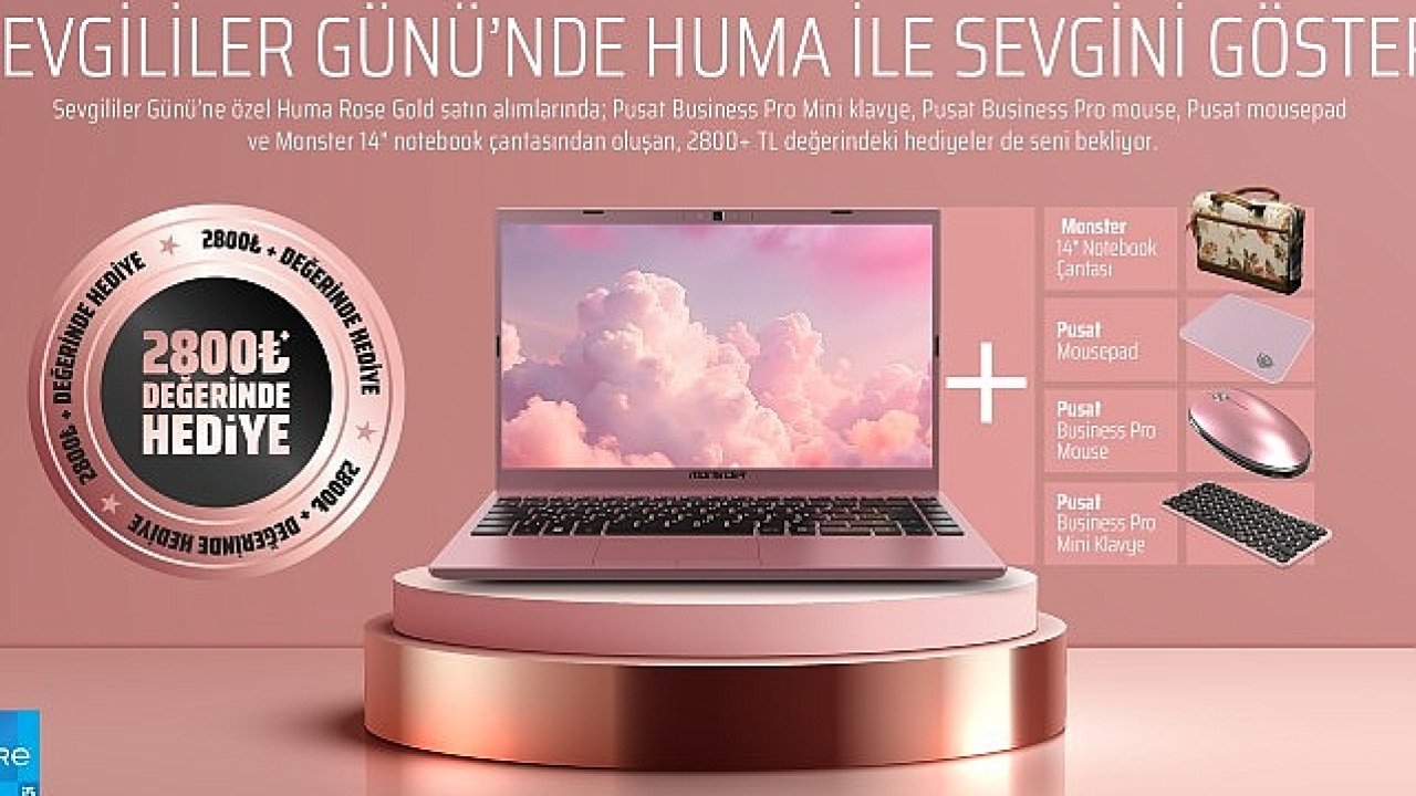 Göz alıcı tasarım, güçlü performans Sevgililer Günü'ne özel Huma Rose Gold!