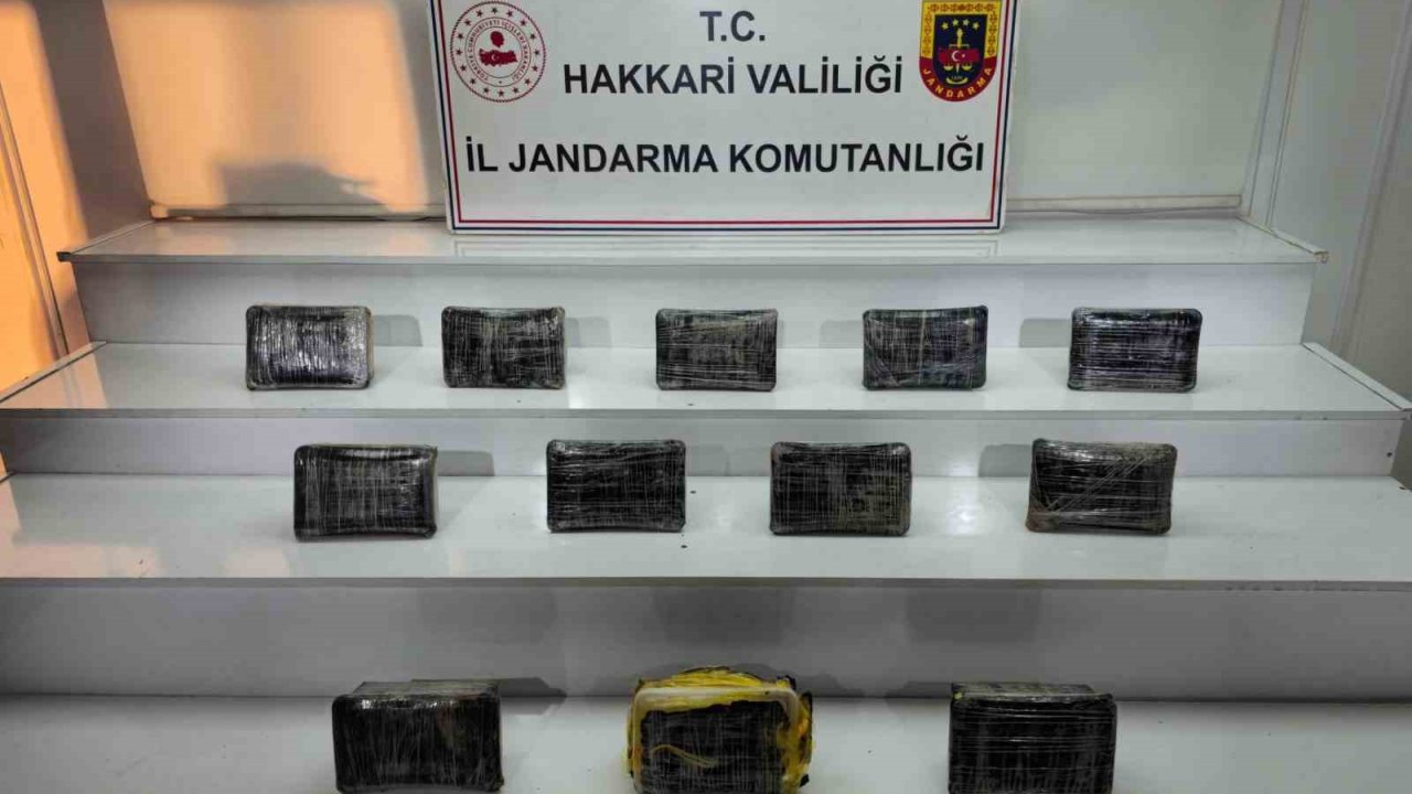 Hakkari jandarmadan zehir tacirlerine darbe
