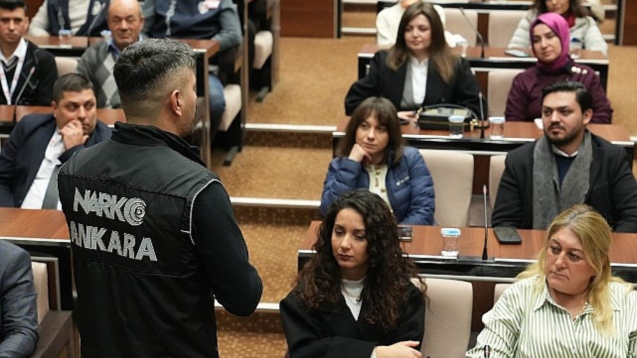 Keçiören'de Bağımlılıkla Mücadele Semineri