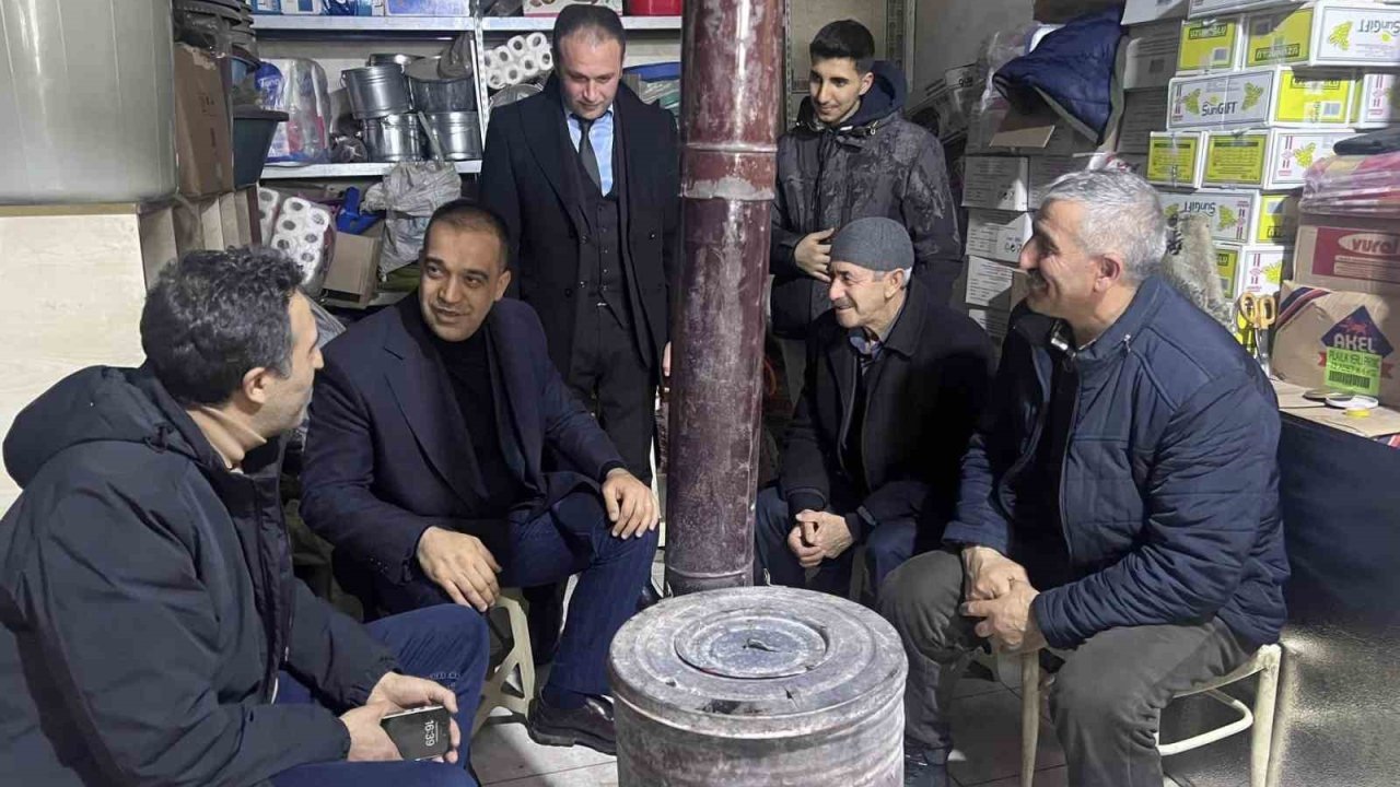 MHP İl Başkanı Yurdagül, Hınıs ve Tekman’da esnafı ziyaret etti, muhtarlarla biraraya geldi