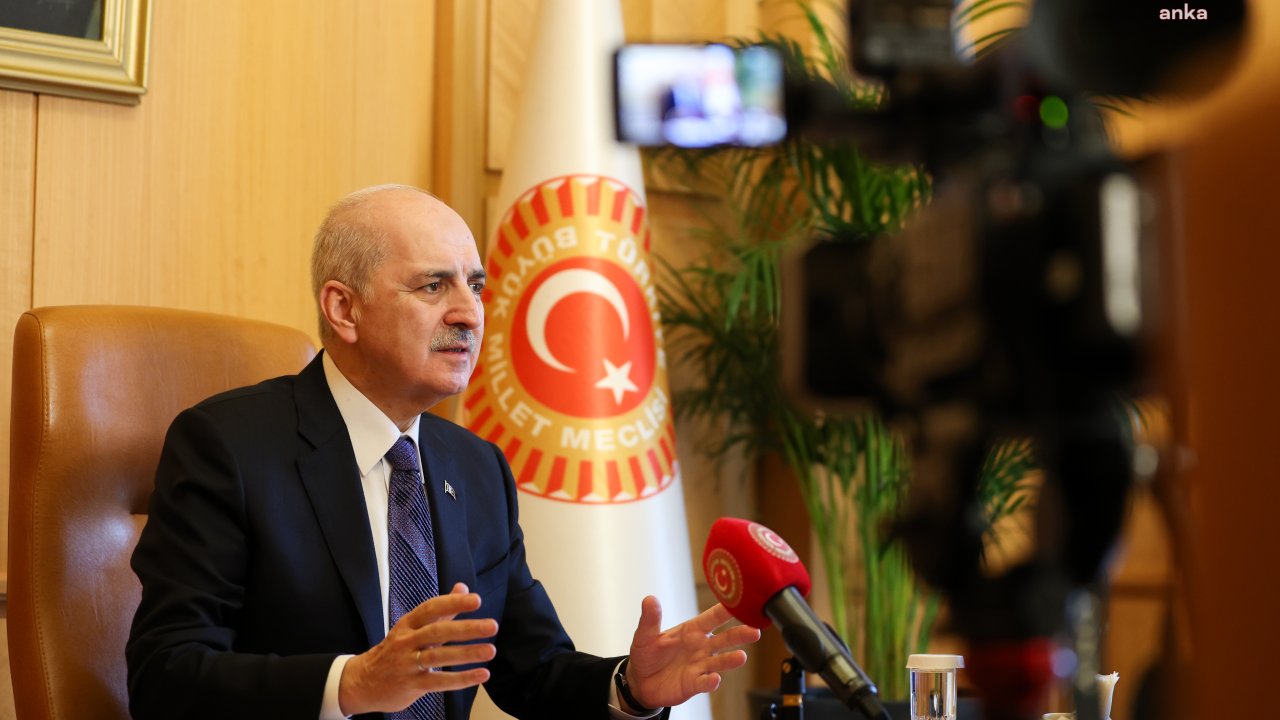 TBMM Başkanı Kurtulmuş, Ukrayna Meclis Başkanı Stefanchuck ile video konferans görüşmesi yaptı