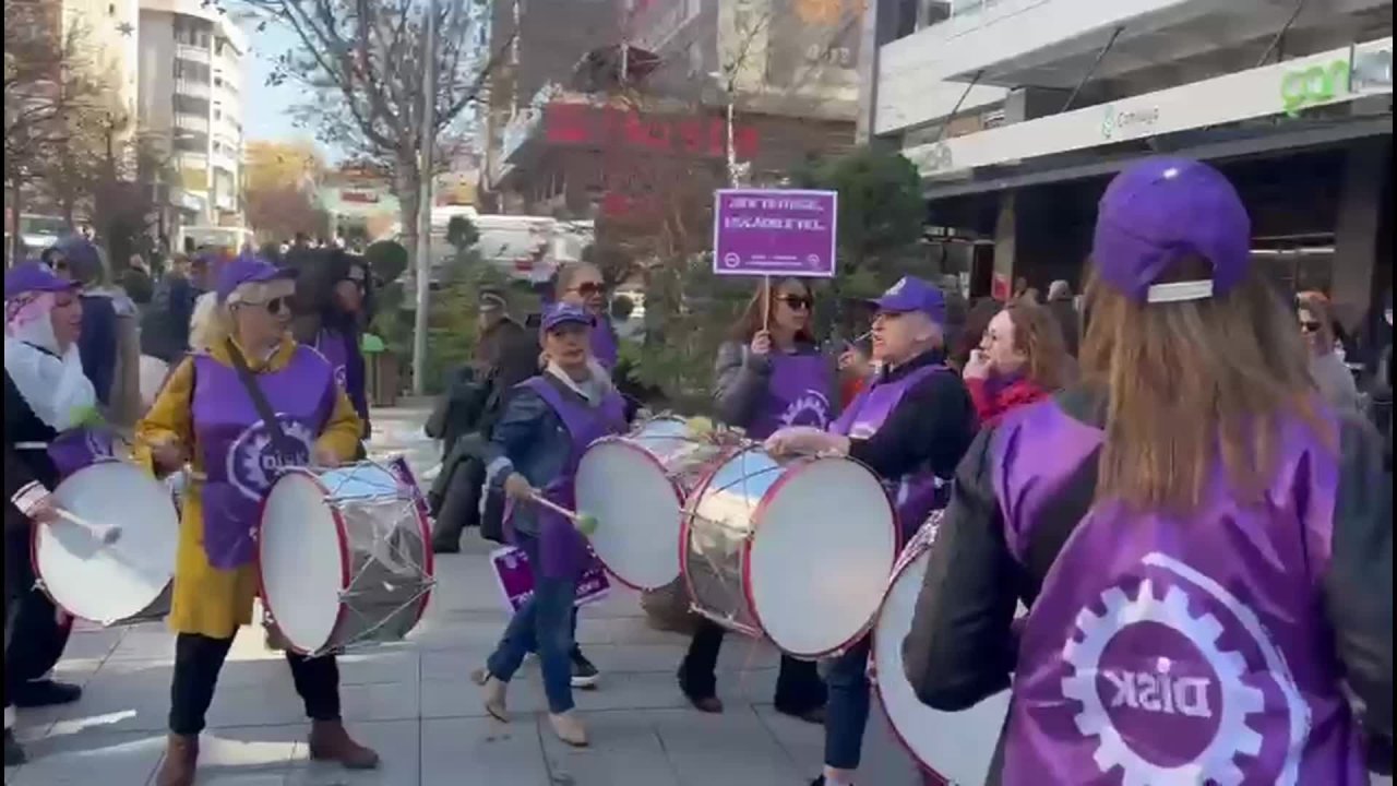 8 Mart Dünya Emekçi Kadınlar Günü... DİSK İç Anadolu Şube Başkanı Kaya: "Bu topraklarda kadın-erkek eşitliği sağlanana kadar durmayacağız"
