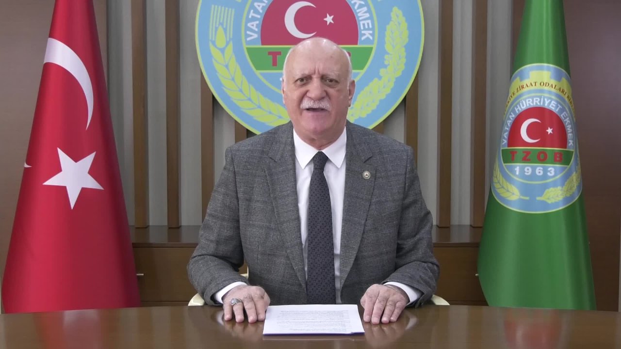 TZOB Genel Başkanı Şemsi Bayraktar: "Doğal afetten etkilenen çiftçilerimizin zararları karşılansın ve banka kredileri faizsiz olarak ertelensin"