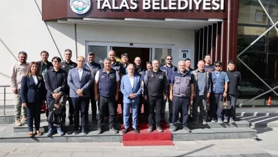 AFAD heyetinden Kayseri Talas'ın örnek projesine yakın takip