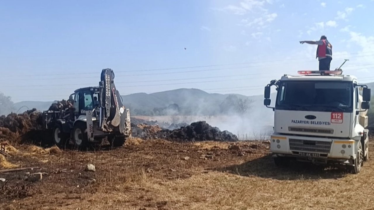 Bilecik Pazaryeri’nde aynı çiftlikte bir haftada ikinci yangın!