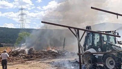 Bilecik Pazaryeri’nde korkutan yangın!