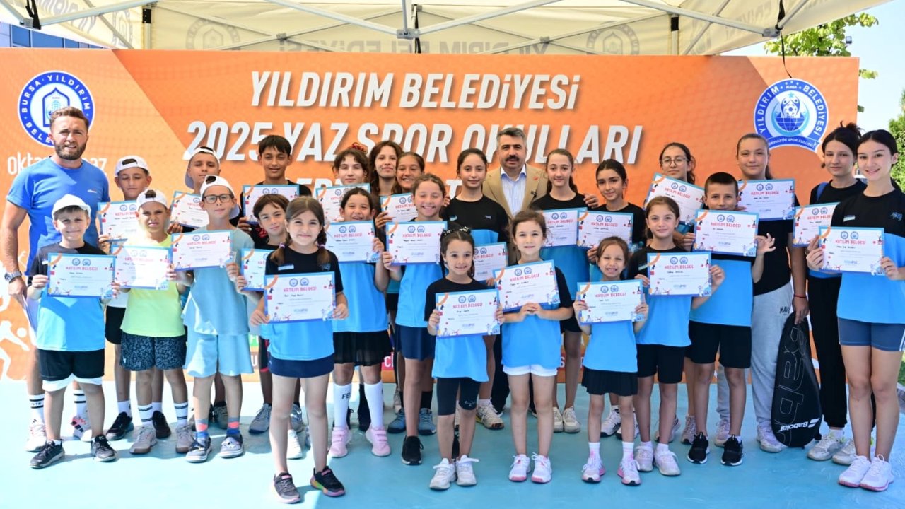 Bursa Yıldırım'da 62  bin çocuk yaz spor okullarında buluştu