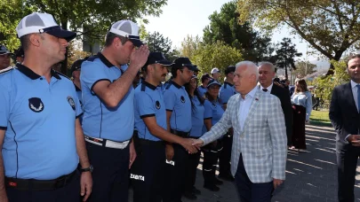 Bursa'da Başkan Bozbey'den Zabıta'ya 'yanınızdayım' güvencesi