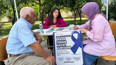 Çemişgezek’te kanserde erken teşhis için farkındalık etkinliği