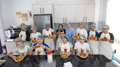 Çocuklar mutfağa girdi; Yaratıcı Mutfak Atölyesi’
