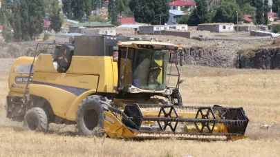 Diyadin’de hasat mevsimi başladı