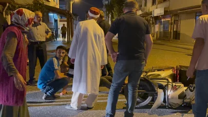 Düzce'de otomobil motosiklete çarptı