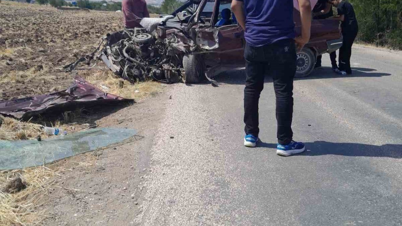 Elazığ’da trafik kazası: 2 yaralı