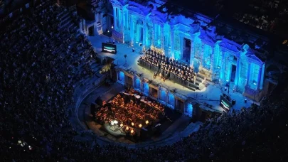 Hierapolis Antik Kenti tarihi konserle on binleri ağırladı