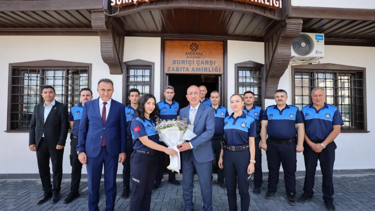 Konya Meram Zabıtası'na Başkan Kavuş'tan anlamlı ziyaret