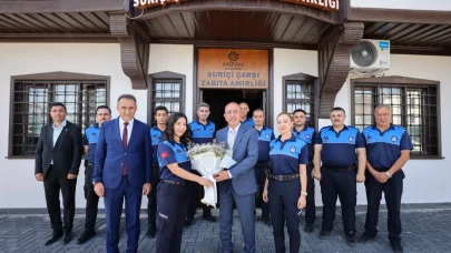 Konya Meram Zabıtası'na Başkan Kavuş'tan anlamlı ziyaret