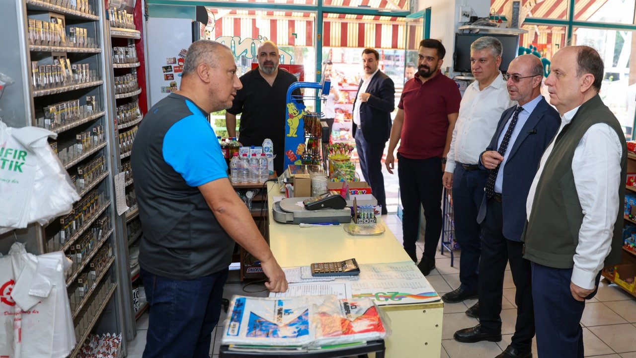 Konya Selçuklu'da esnaf ziyaretleri