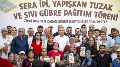 Mersin'de zarar gören çiftçiye destek