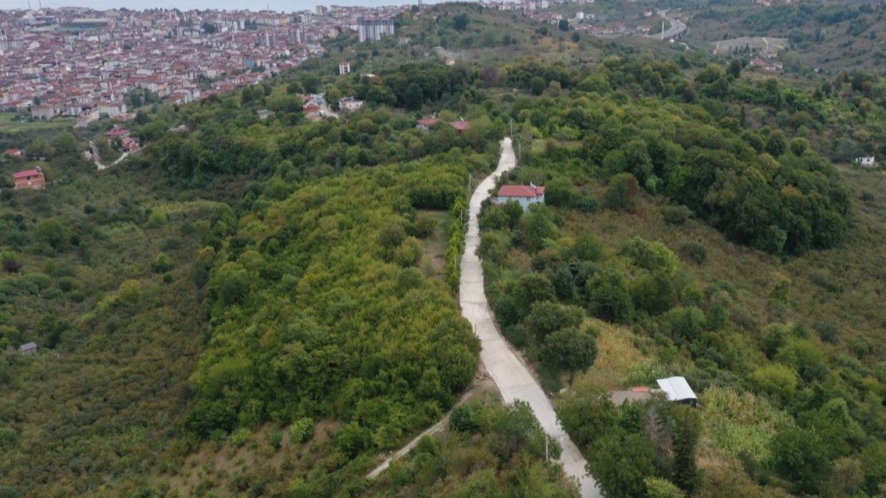Ordu Büyükşehir’den Ünye Bayramca’ya yol müjdesi