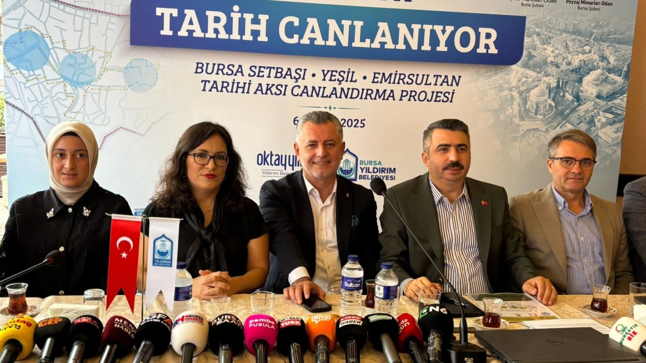 Yıldırım'dan Bursa'nın tarihi kimliğine vurgu... Setbaşı-Yeşil-Emirsultan aksı canlanıyor