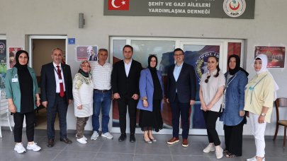Bursa Nilüfer Belediyesi gazi ve şehit yakınlarının yanında
