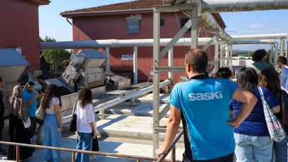 Geleceğin hekimleri atık su süreçlerini yerinde gözlemledi