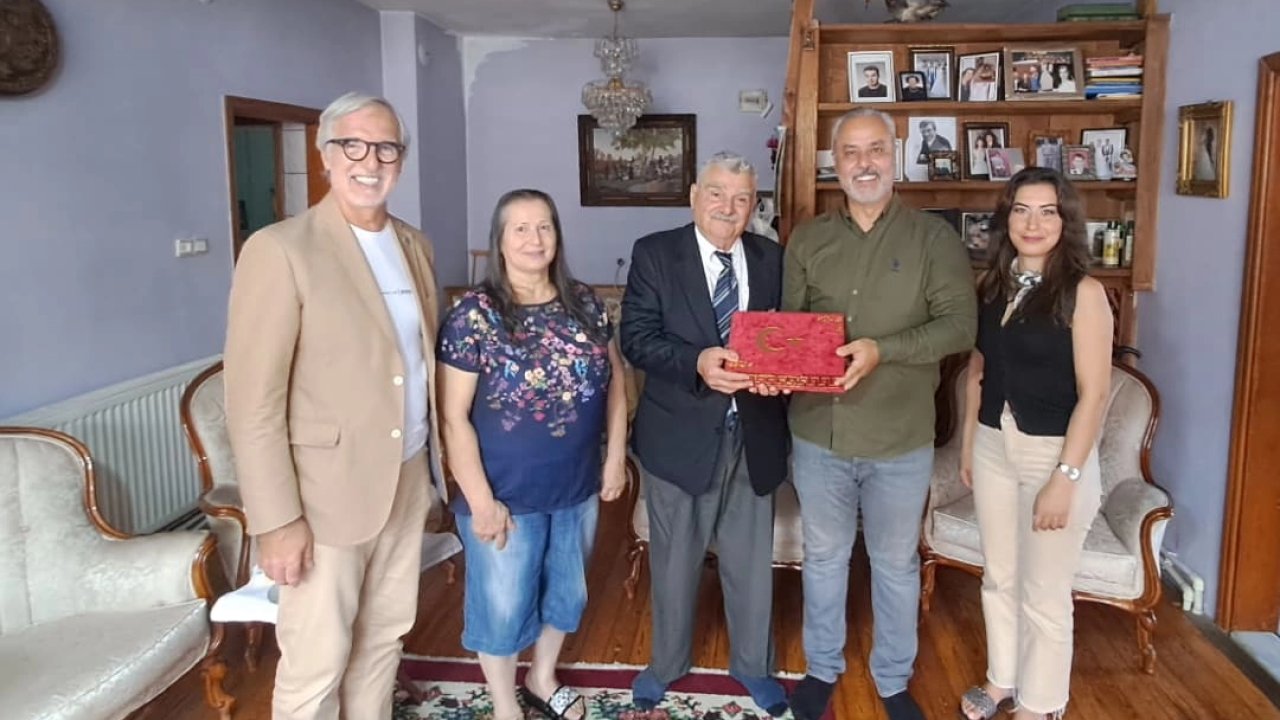 İzmit'te Kıbrıs Gazileri Bayraktar ve Aslan’a anlamlı ziyaret