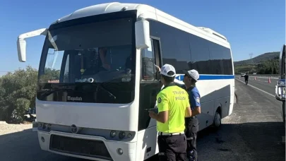 Manisa’da servis araçlarına sıkı denetim
