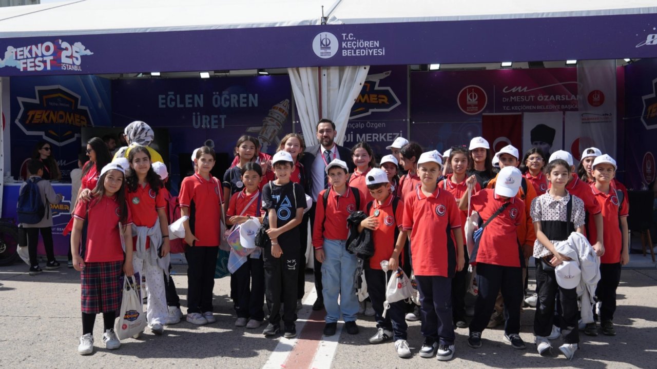TEKNOFEST İstanbul'da Ankara Keçiören standına yoğun ilgi