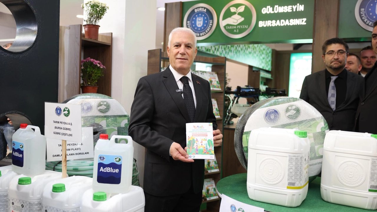 Bursa Büyükşehir&#039;in projeleri Bursa Tarım Fuarı&#039;na damga vurdu