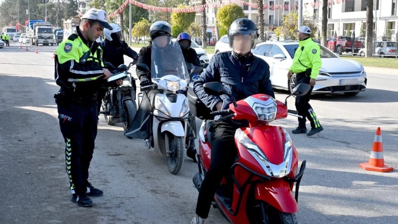 Adıyaman&#039;da motosiklet denetimleri hız kesmiyor