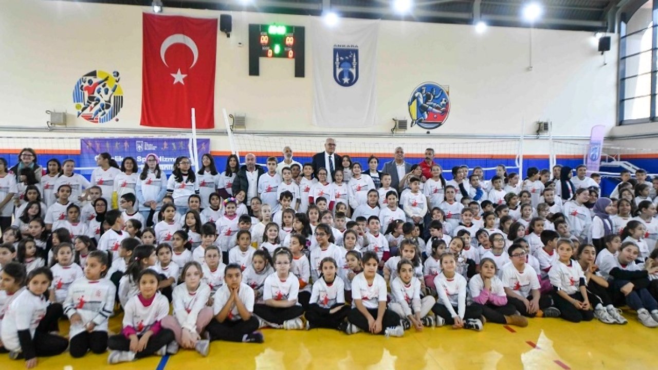Ankara Büyükşehir&#039;den &#039;Voleybolcu Fabrikası&#039;na destek